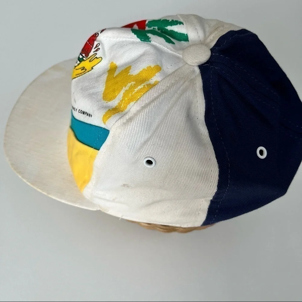 Vintage Disney Mickey Children’s Painters Cap Baseball Hat OS